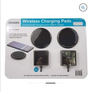 Ubio Labs Wireless Charging Pad for Mobile Phones (Pack of 2)